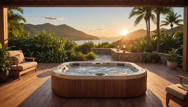 Les bienfaits d'un jacuzzi en vacances en plein air
